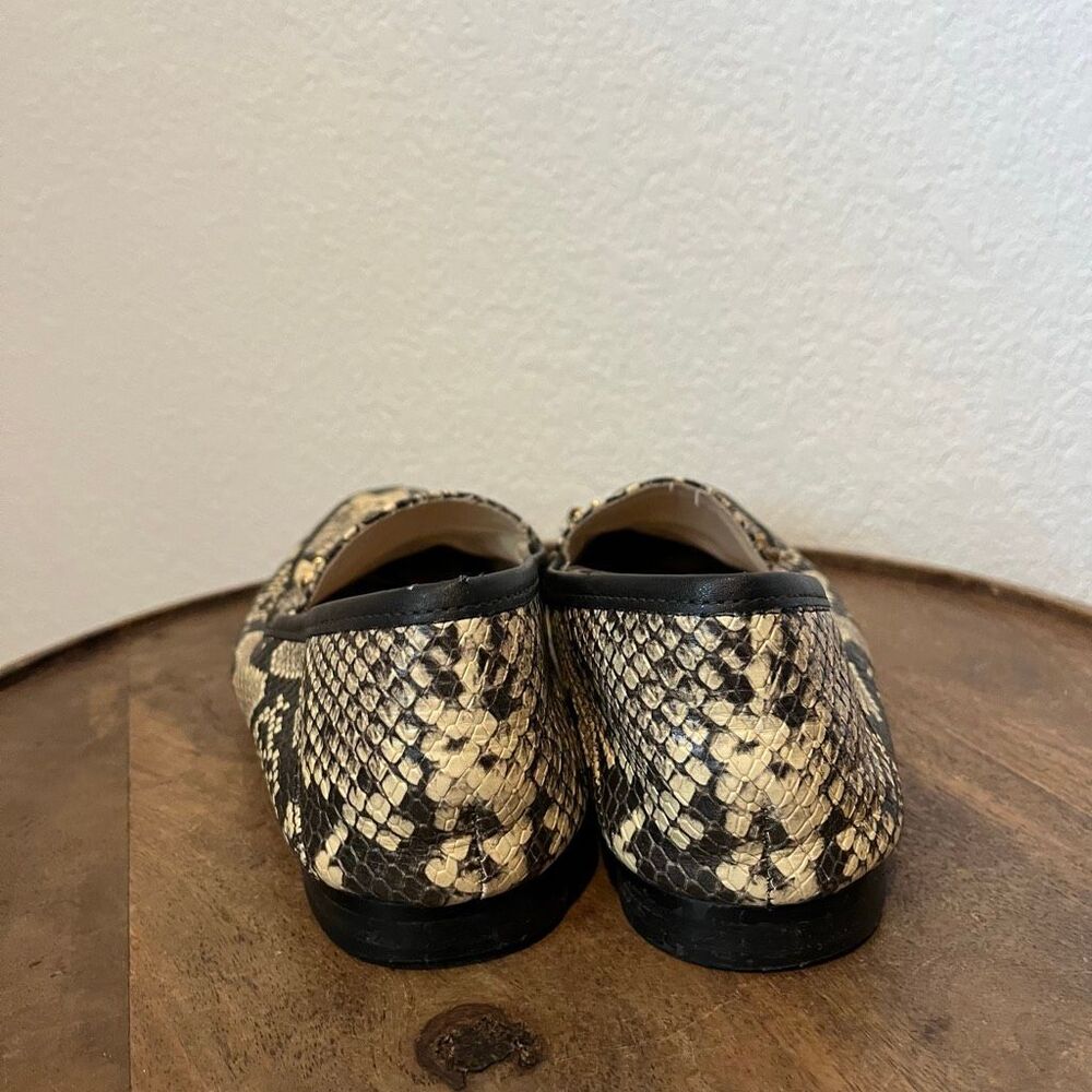 Sam Edelman Black White Loraine Python-Embossed L… - image 4